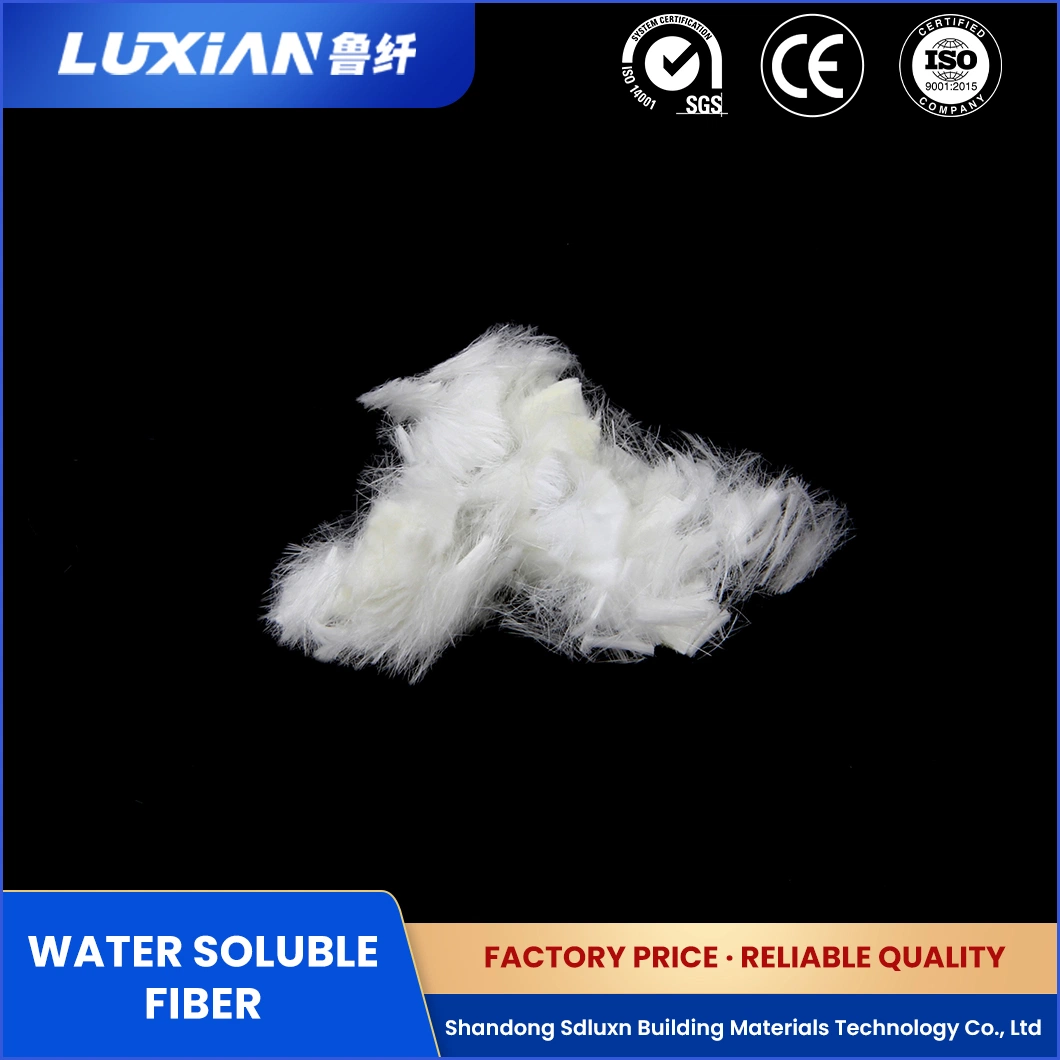 Luxn recyclé personnalisé de fibres discontinues de la résine synthétique Lxjr-150 polyvinyl alcool pour le dimensionnement de la Chine textiles inodore et fabricant Flber Non-Toxic PVA