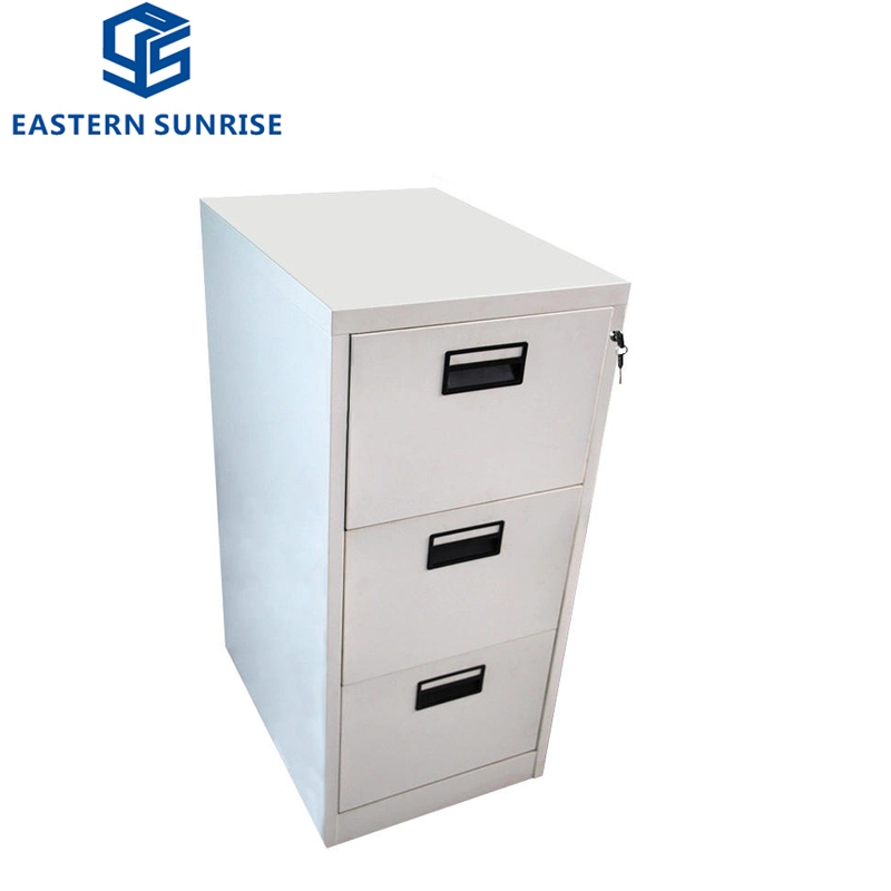 Metal Filing Storage Cabinet with Lock 3 Drawers Office Home