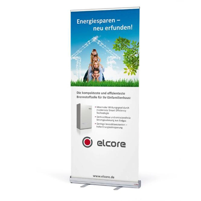 Retractable Aluminum Roll up Banner Stand Frame Stand for Advertising Exhibition Display Equipment