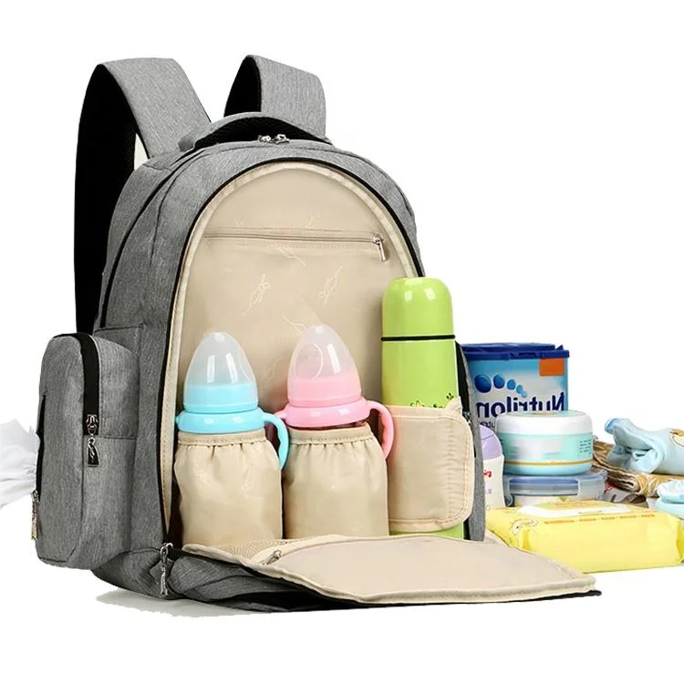 ISO BSCI Factory Backpack Station Clutch Nappy Cooler Mummy Baby Diaper Bag