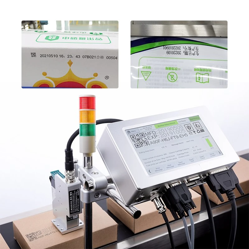 Impressora jato de tinta TIJ barata Código Dinâmico/Código do pacote de cosméticos de impressão variável