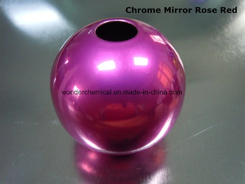 Candy Nano Chrome Rose Red Powder Coating for Steel Hanger