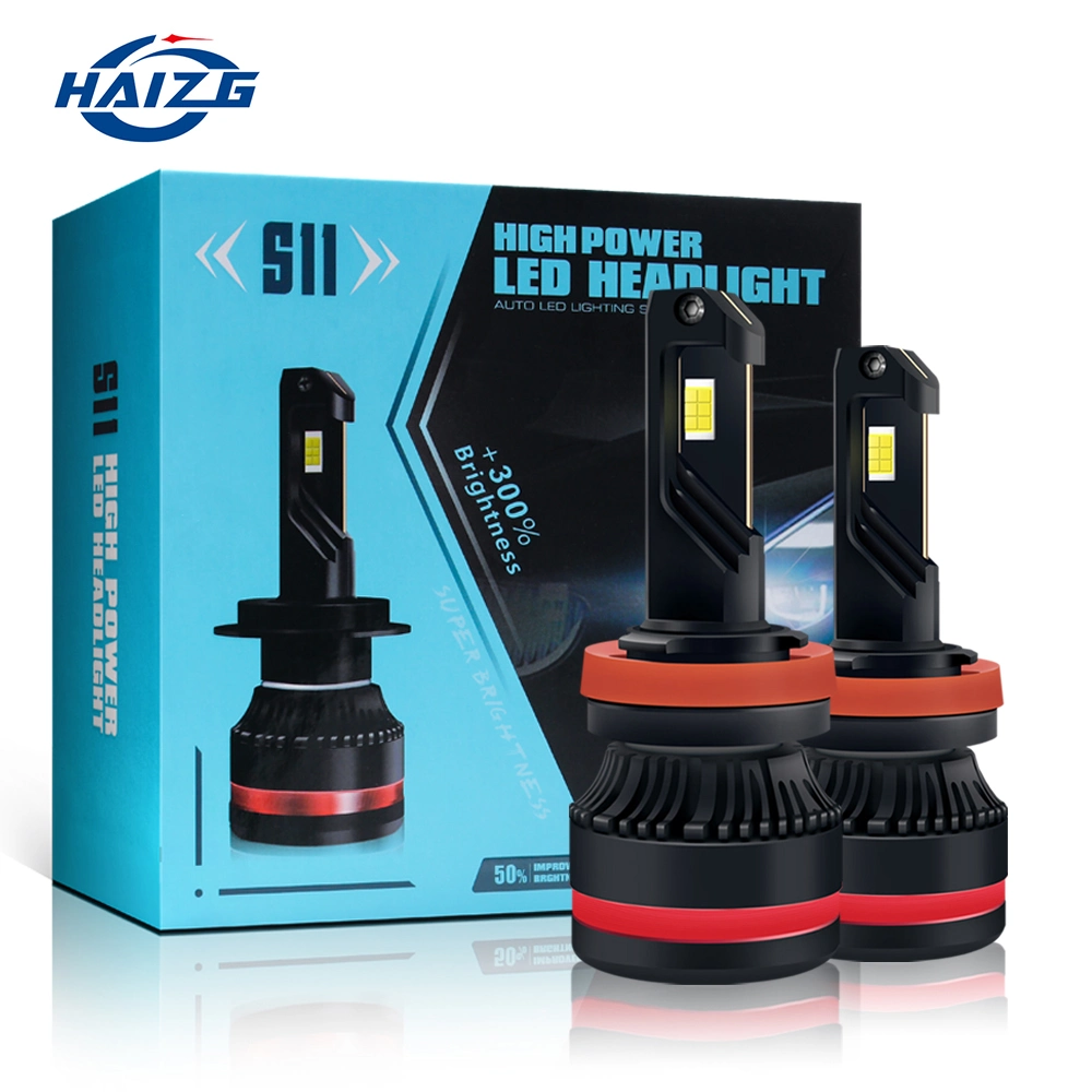 Haizg High Power LED 100W Bombilla de luz de coche Faro automático Canbus impermeable