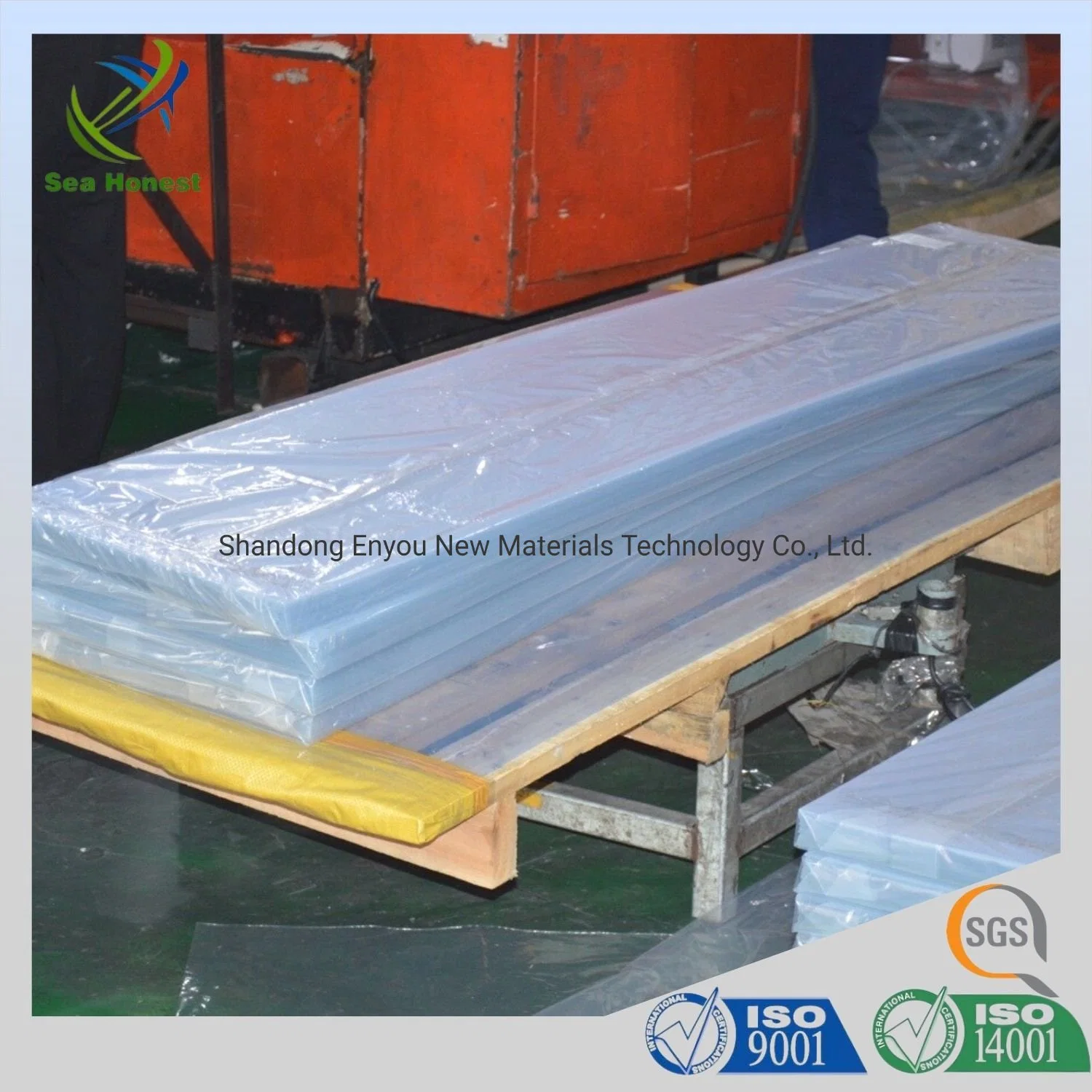 0.5mm Rigid Clear Plastic PVC Sheet Without Protective Film