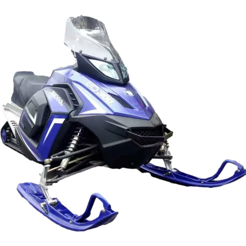 Motos de Nieve polaris 380cc nieve trineo de carreras de esquí para niños sin alimentación de adultos Alquiler de motos de nieve trineo Skater Downhill orientable