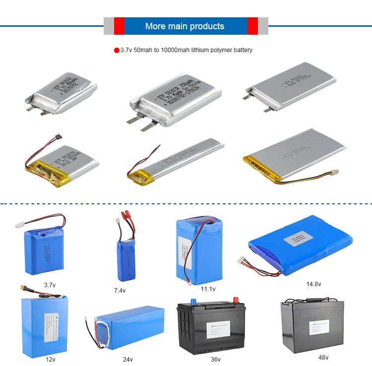 Single Cell 902040 3.7V Polymer Lithium-Ion Chargeable 700mAh Li-ion Polymer Battery