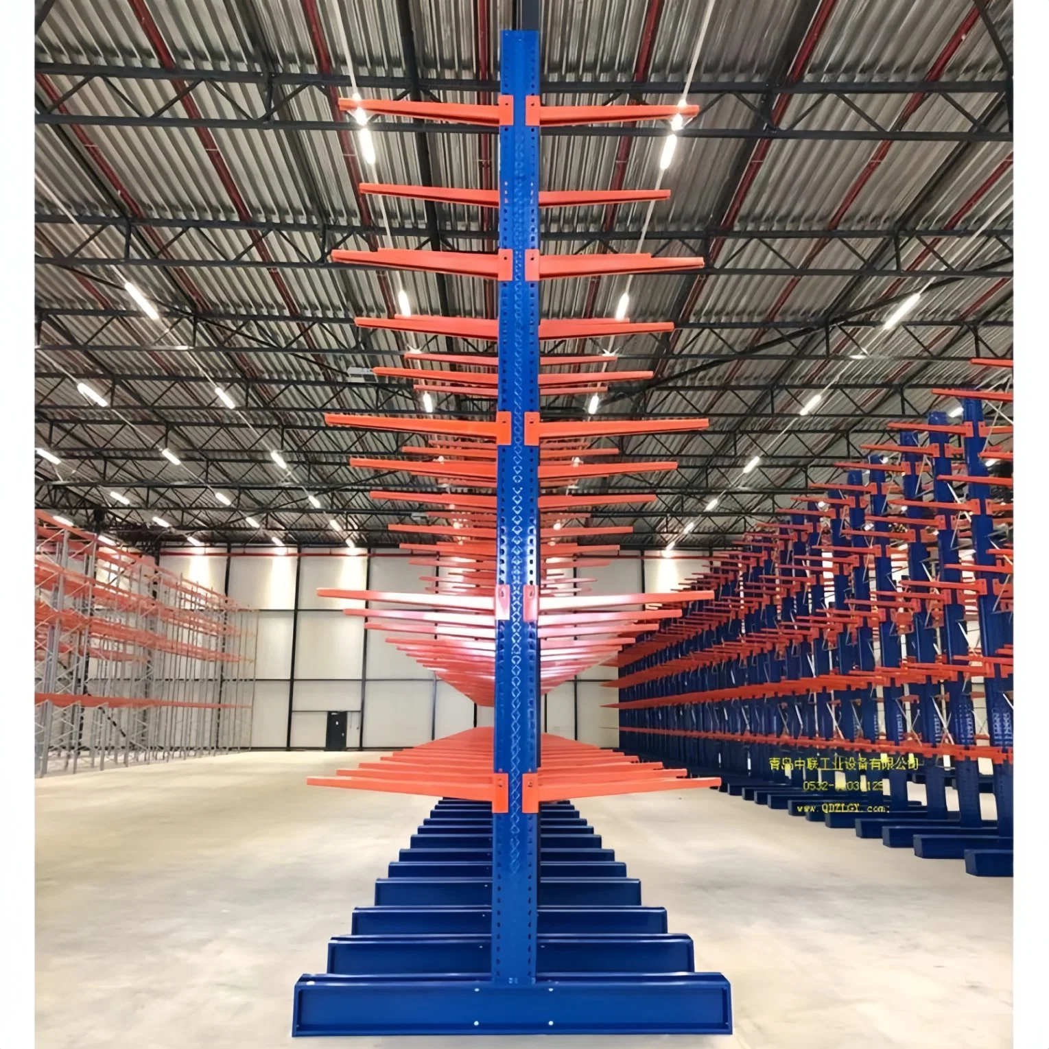 Warehouse Storage Cantilever Industrial Pipe Rack