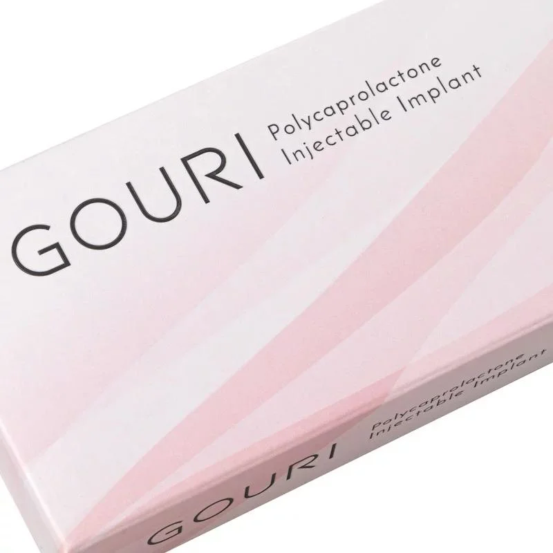 La FDA aprobó Gouri 1ml de líquido para la piel colágeno Pcl Polycaprolactone Ha, fundamentales para el cuidado Anti Envejecimiento facial completa.