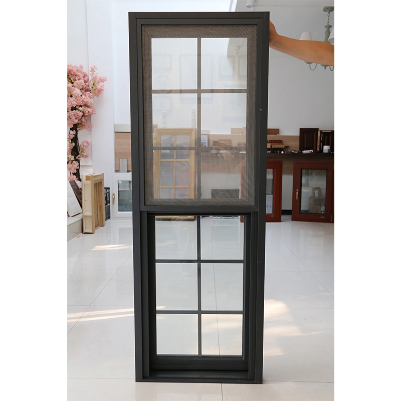 Soundproof Airproof Dw-Casement Wood Aluminum PVC Doors Windows Double Hung Window