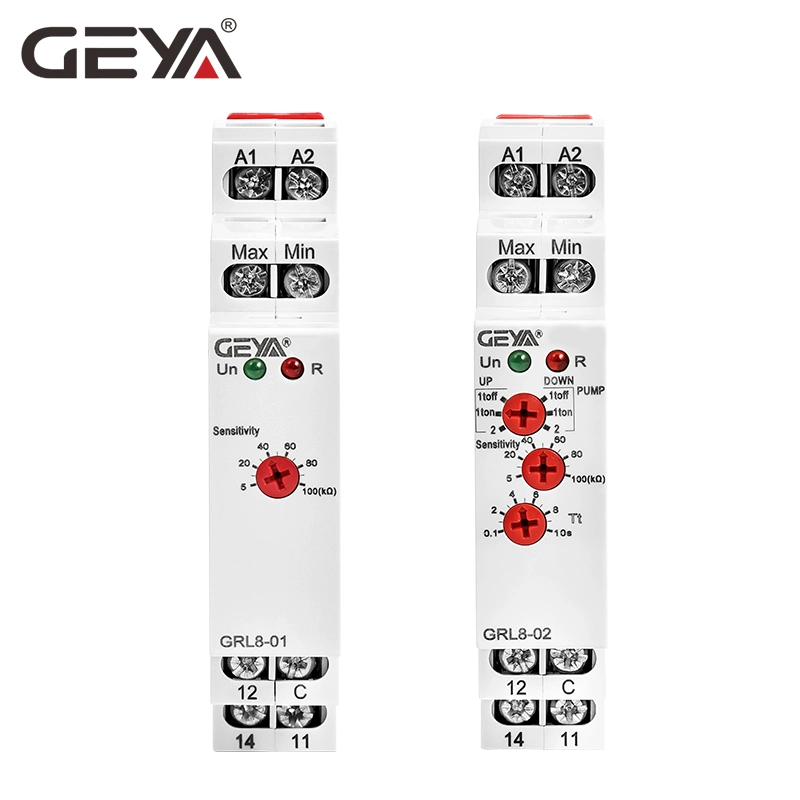 Geya Grl8-01 Liquid Level Sensor with Water Pump Level Controller Circuit Diagram Relay