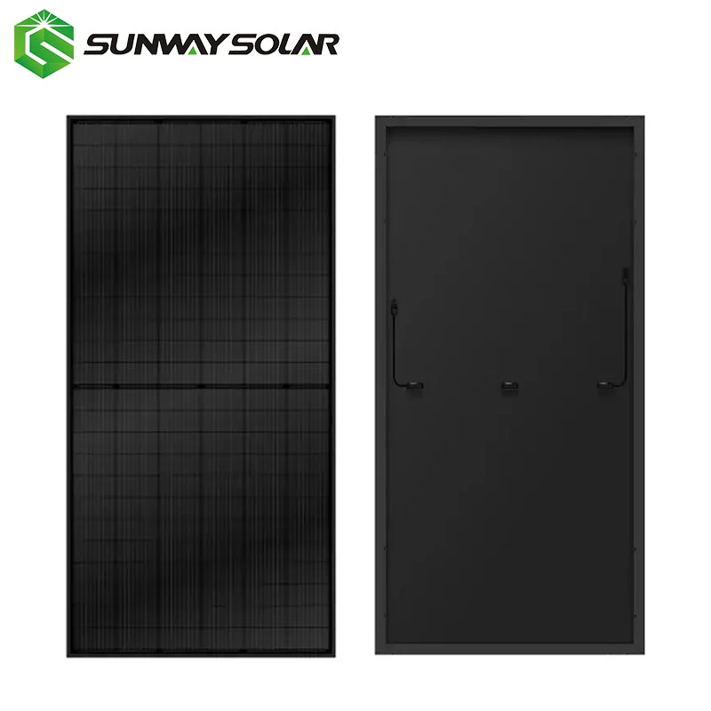 Europe Popular Solar Panel All Black Mono 440W 450watt 445W 455W Full Black 166mm Cells Modules P Type