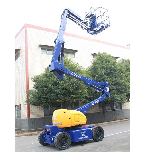 Hot Sale 12-28m Electric Articulating Boom Lifts Aerial Working Platform