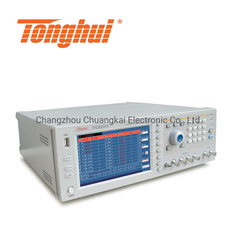 Th2829ax Manual Automatic Transformer Test System 20Hz-200kHz 0~100mA DC Bias Source 20 Pins