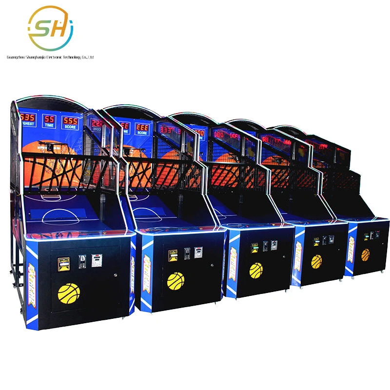 لعبة City Slam Dunk Master كرة السلة آلة طي كرة السلة كبيرة آلة الألعاب (Game Machine) التي يديرها الأطفال باستخدام Coin