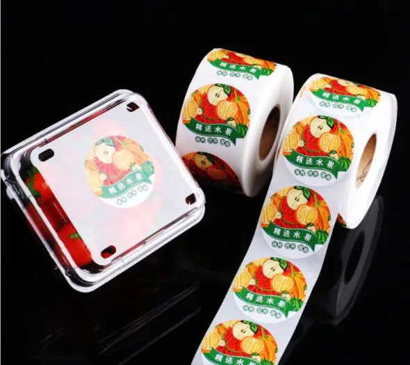 Offset Printing Roll Packing Adhesive Stickers