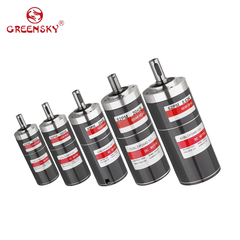 90W 90mm Brushed DC Gear Motor with Controller