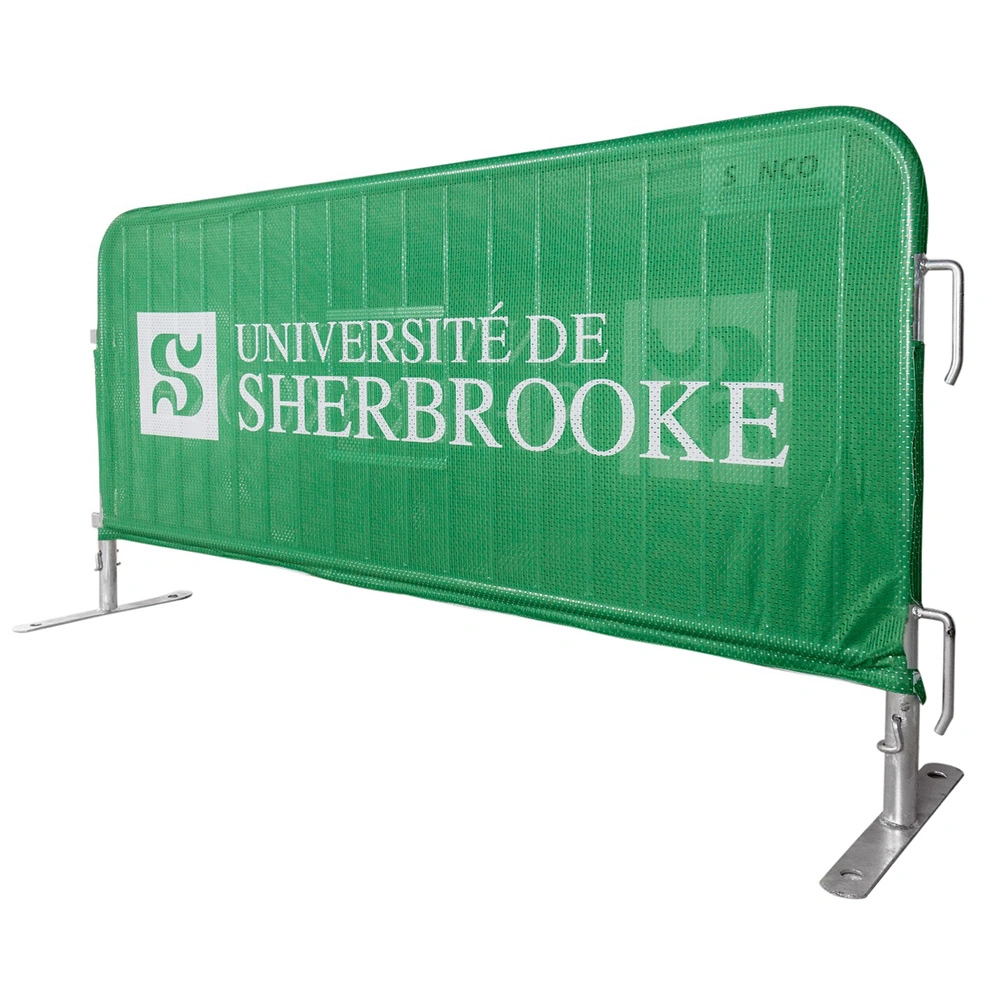 Commerical tube en aluminium porte de sécurité du trafic au cours de chiffon barrière Barrière