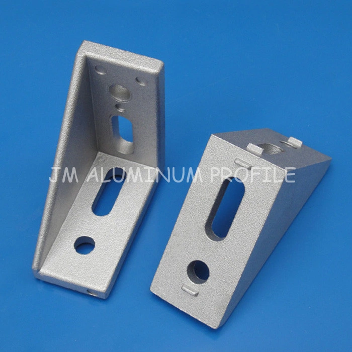 Al-Alloy Corner Brackets with 4 Holes for Aluminum Profile