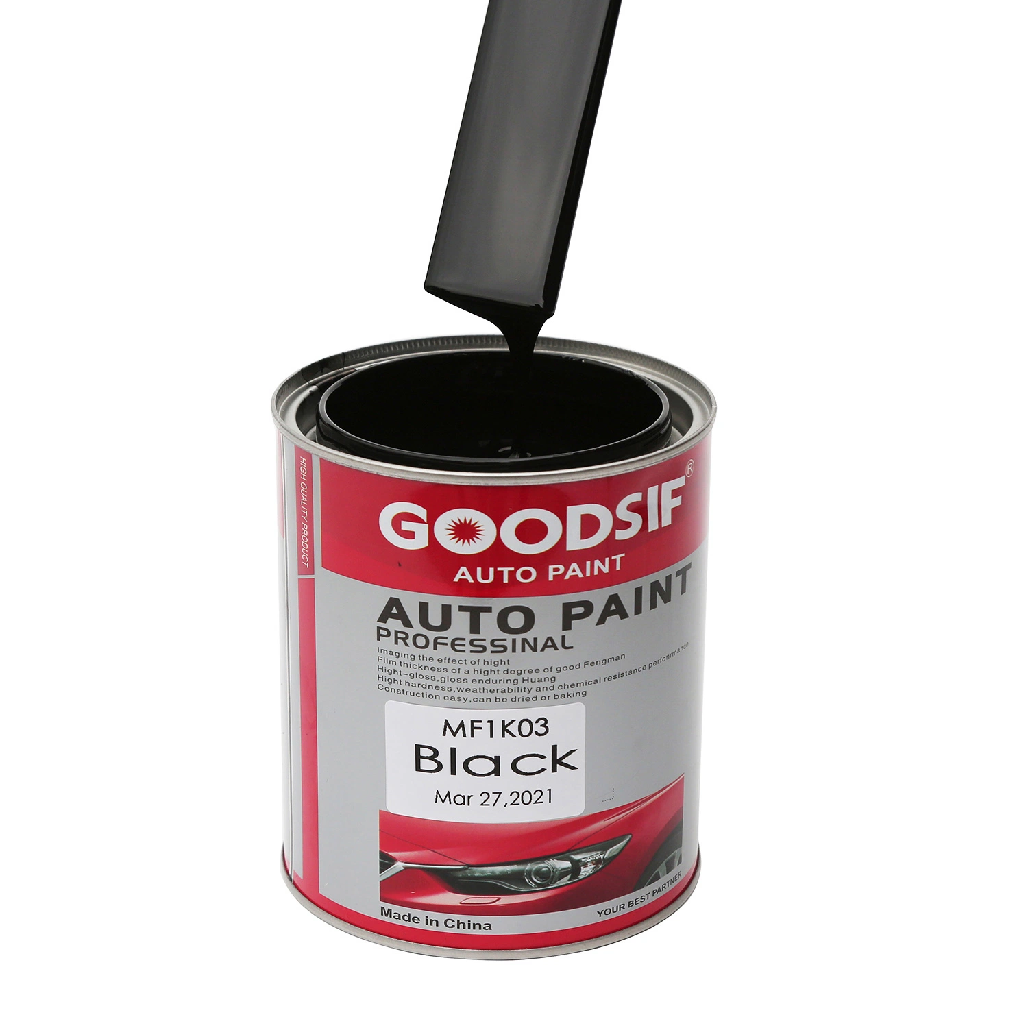 Acrílico Goodsif 1K camada de pintura automática para retoque de veículos de pintura