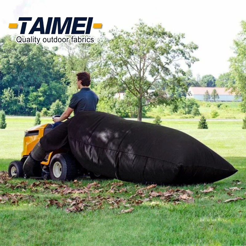 Accesorios de jardín Bolsa de césped de tamaño personalizable Bolsa de hojas de tela para cortacésped Tractor de césped