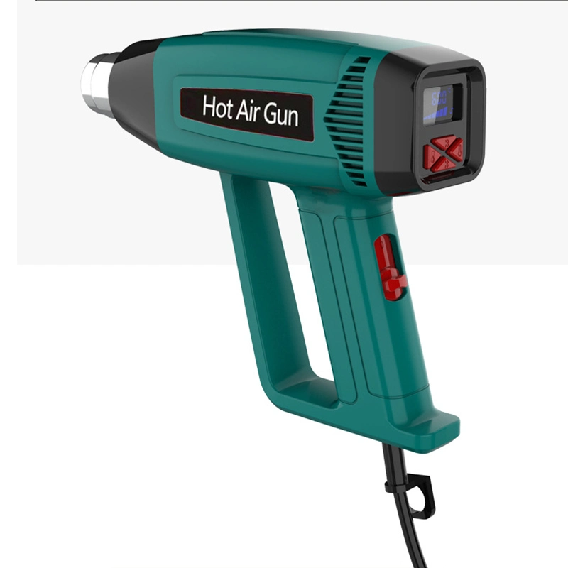 2000W Heat Gun Power Hand Tools Temperatur einstellbare digitale Anzeige Heißluftpistole 113