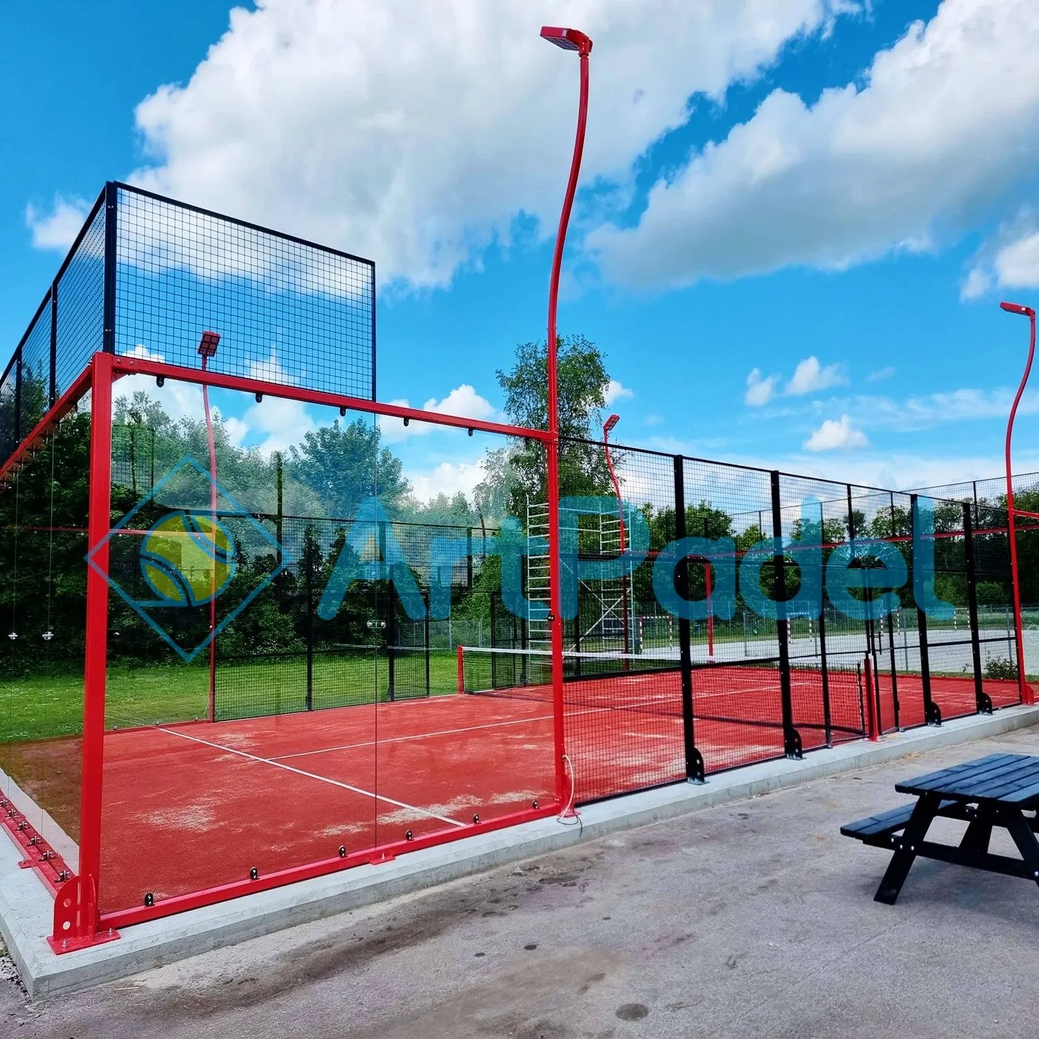 Professionelle Fabrik Produkt Padel Tennis Plattform Court mit niedrigeren Preis Paddel Tennisplatz Hohe Qualität Padel Tennisplatz Preis Indoor Paddel Court Im Freien