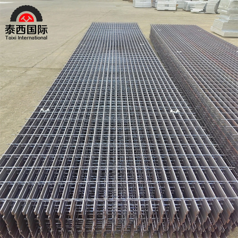 Hot DIP Galvanized Plain Bar Grating Flat Bar and Twisted Bar Drain Cover Catwalk Grid Platform Metal Walkway Platform