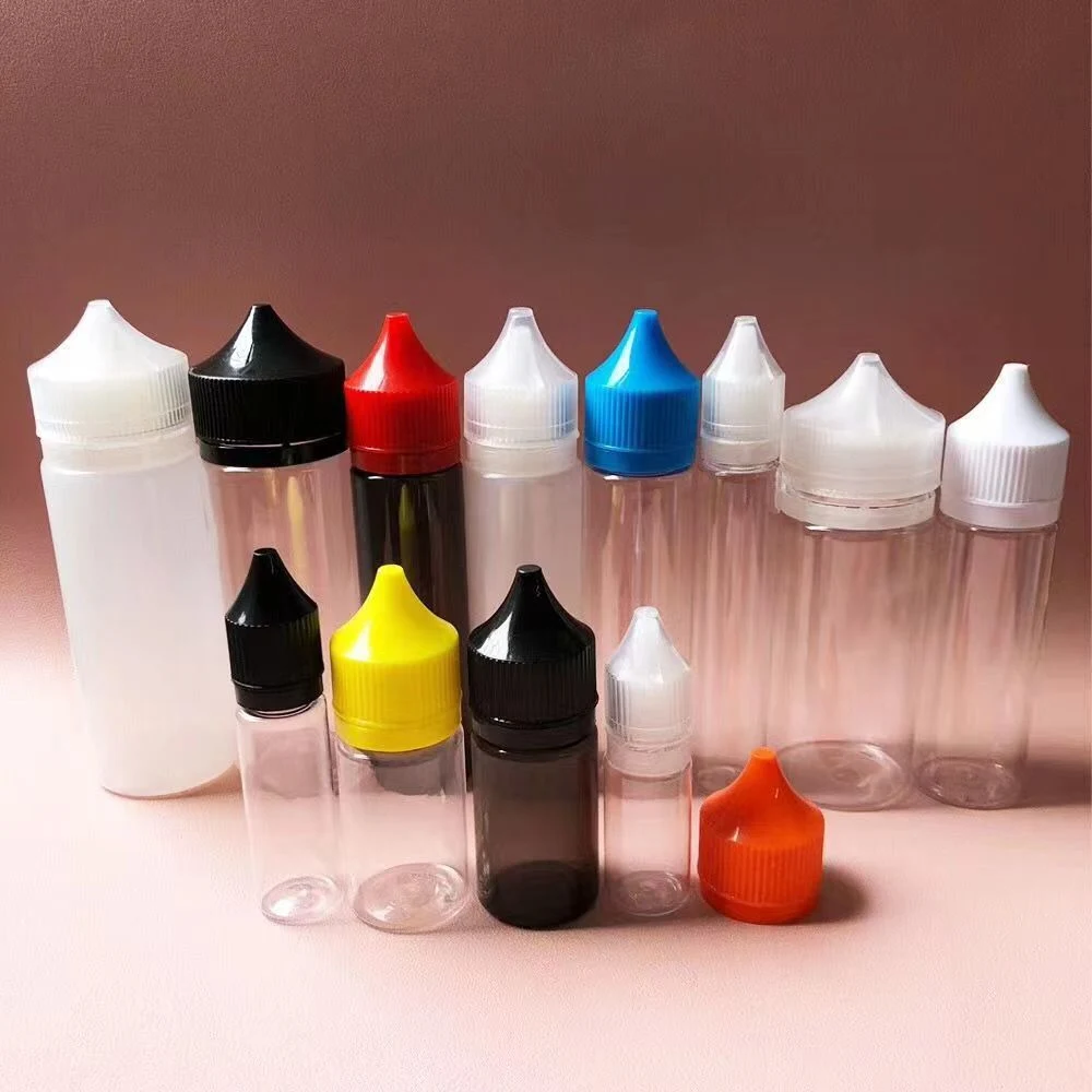 30ml 60ml V3 Plastic Bottle Tamper Proof Pet Dropper Bottle