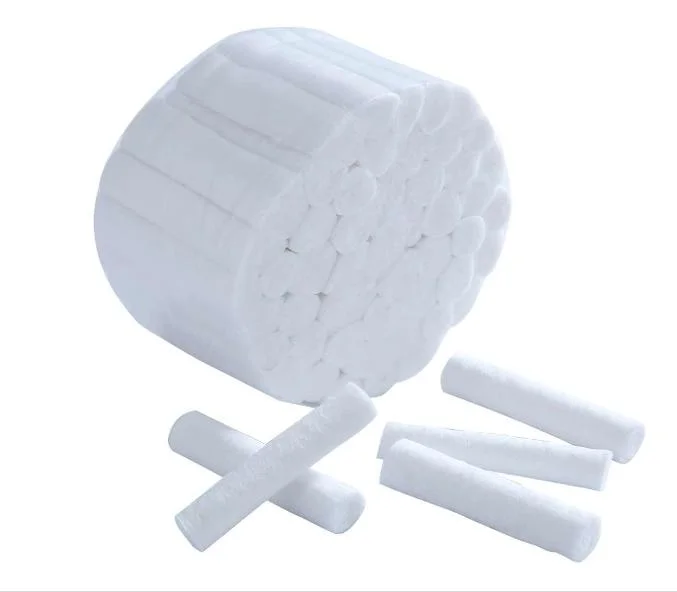 Disposable Non-Sterile Gauze Cottons Ball Rolls Pads for Dentists and Tooth Hemostasis