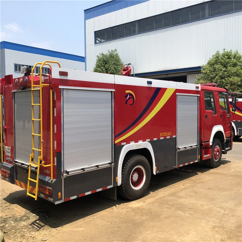 10 Tons to 12 Tons Sinotruck HOWO Fire Extinguisher Foam Tank Dry Powder Tank Water Tank Fire Fighting Truck