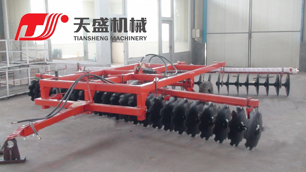 Wing-Folded Hydraulic Offset Middle Duty Tractor Tractor Trailed Disc Harrow