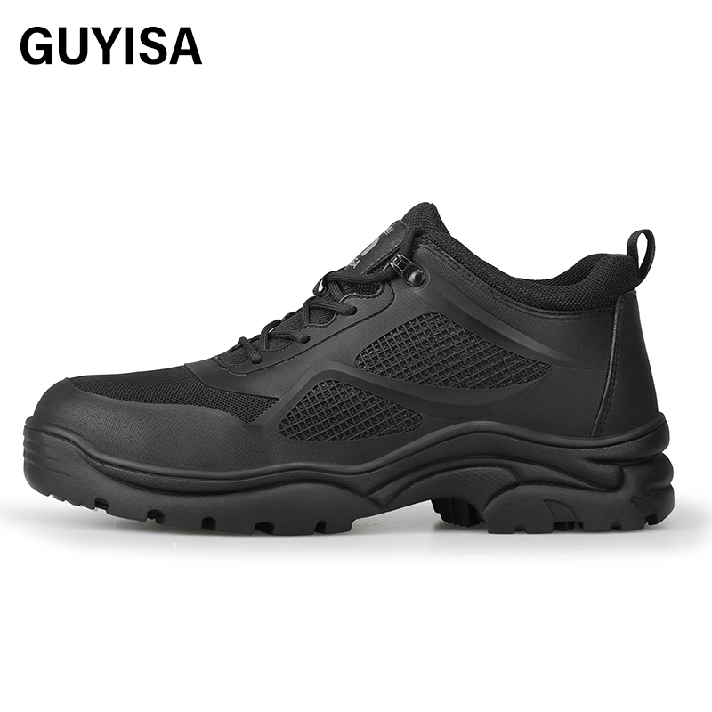 Guyisa Marke Sicherheitsschuhe CE Zehenschutzschuhe Männer und Frauen Leichtgewicht Atmungsaktive Industrie Bau Arbeit Schuhe Rutschfest