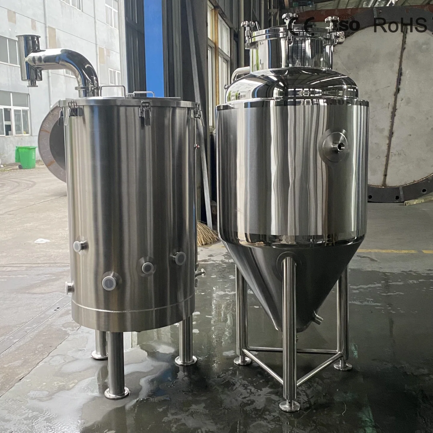 Energy Saving Sanitary Stainless Steel Vessel Agitators