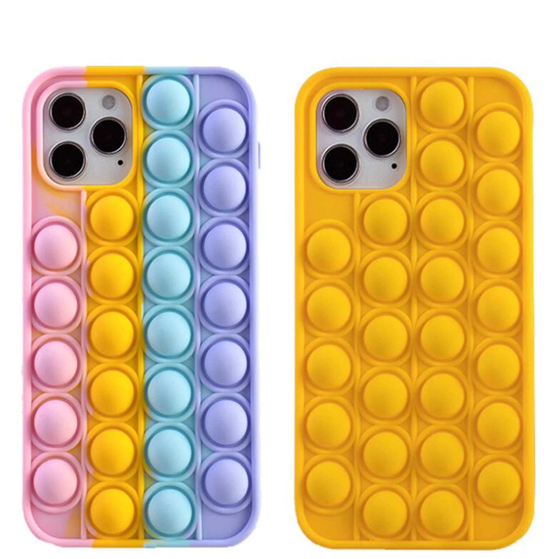 Push Pop Fidget Phone Case Bubble Fidget Toys Mobile Phone Protective Shell