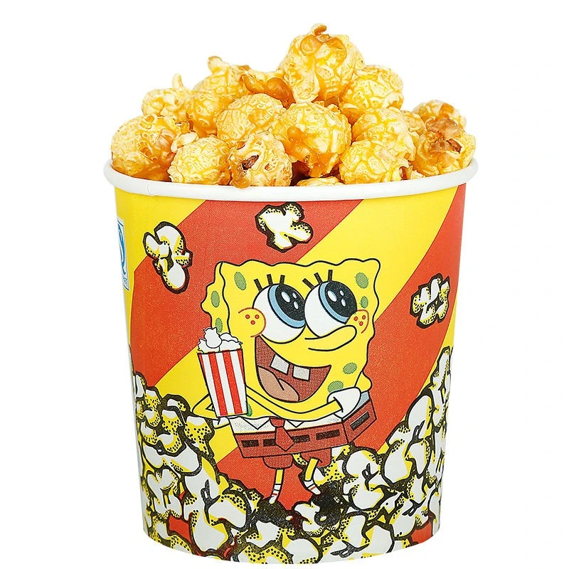 Hot Sale 46oz Paper Popcorn Cup Paper Food Buckets