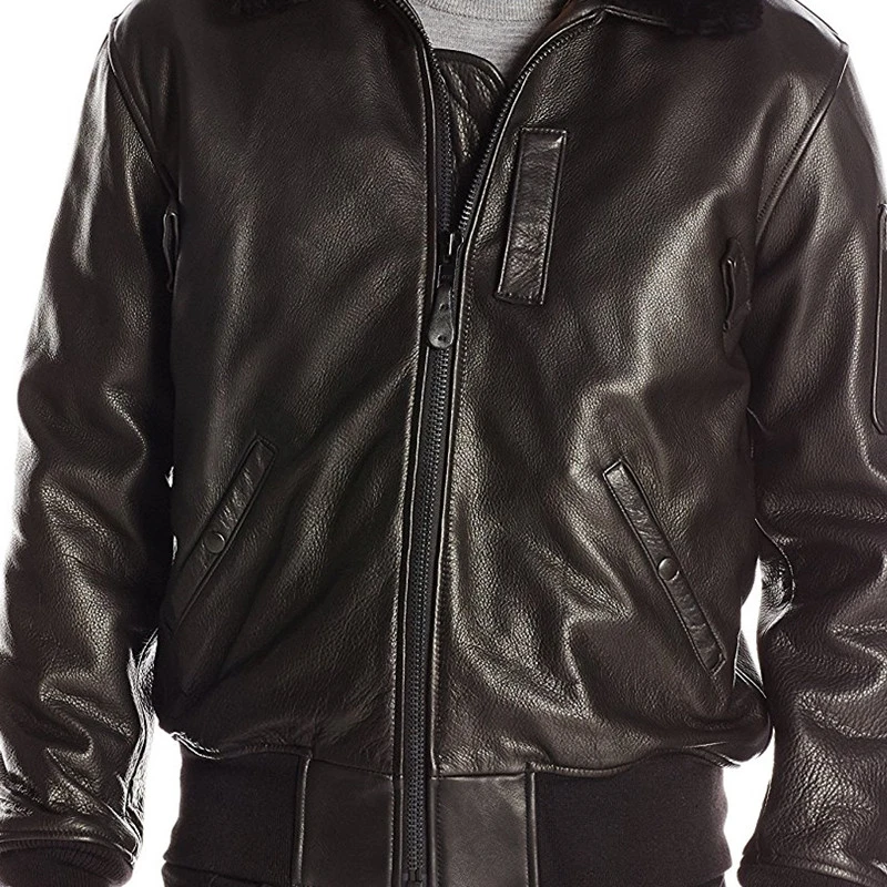 Sheepskin Leather Blazer Jackets Winter Faux Suede Motorcycle Outwear Bomber