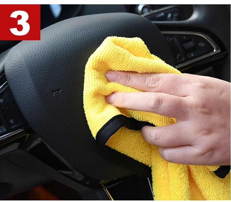 OEM Non-Abrasive Reusable for Household Car Care Microfiber Car Cleaning Cloth