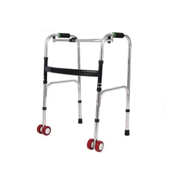 Lightweight and Foldable Walker Adult Aid Mobility Walking Frame with Casters