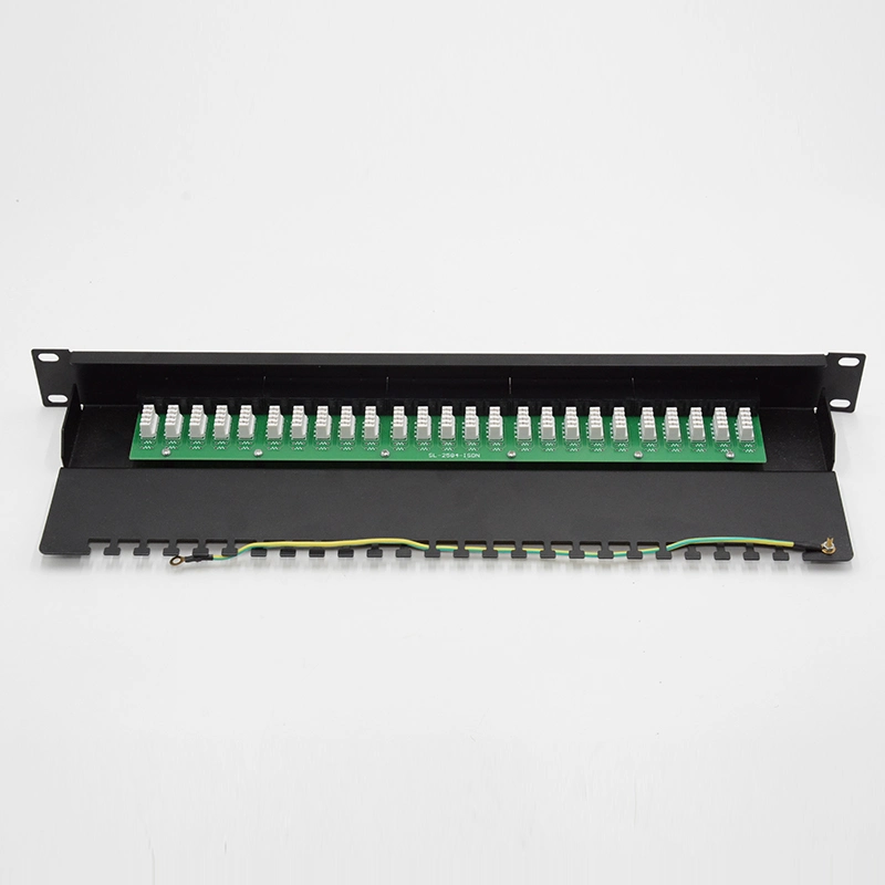 Hot Sale Cat3 Voice UTP 25port Telephone Patch Panel 110 or Lsa Rj11 Telephone Patch Panel