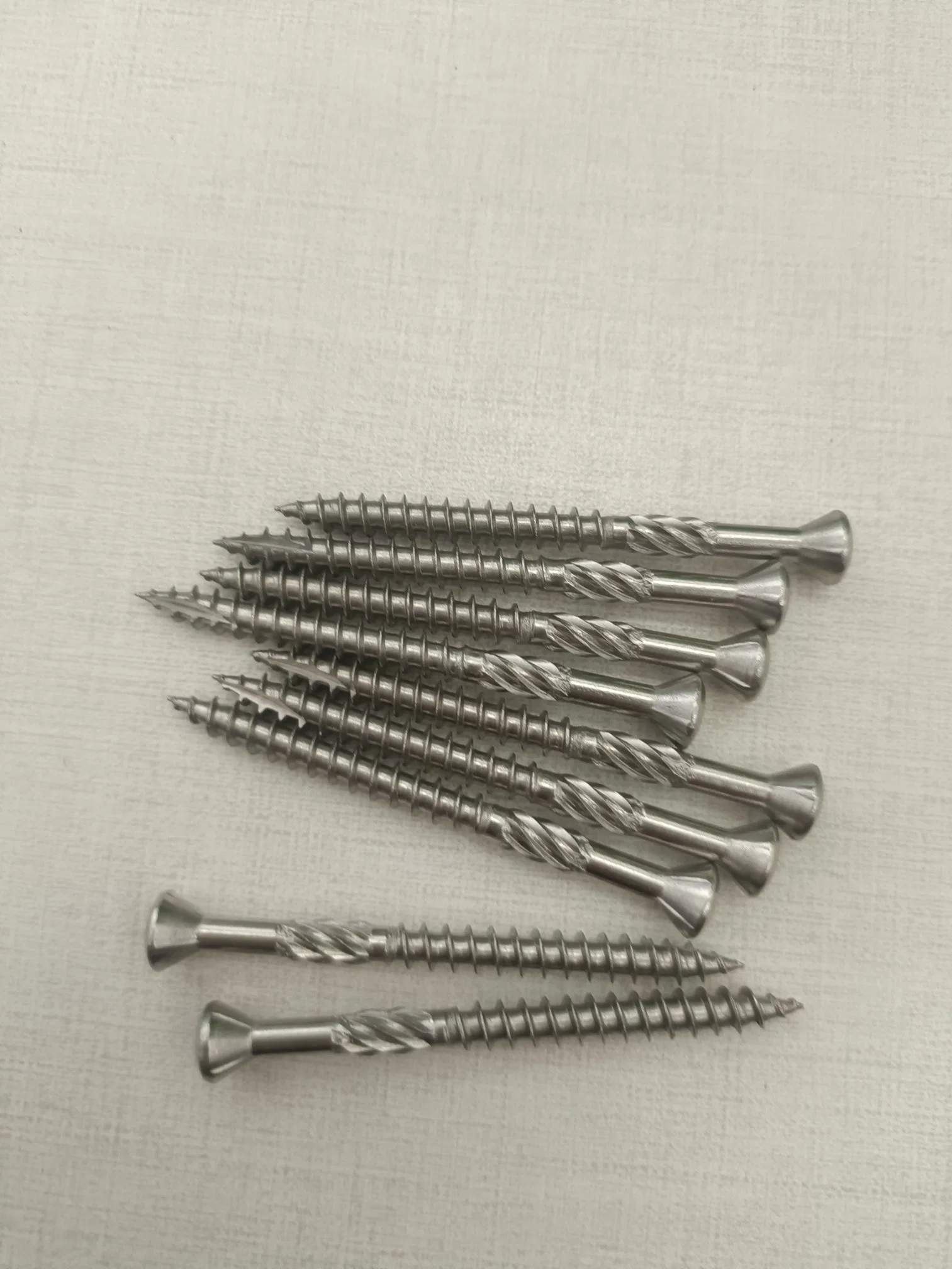 Factory 304 303 316 410 420 Stainless Steel Deck Screws for Precision Fasteners, Screws and Nuts, Customized Machinery, Home, Raft Road, Wooden House Construct