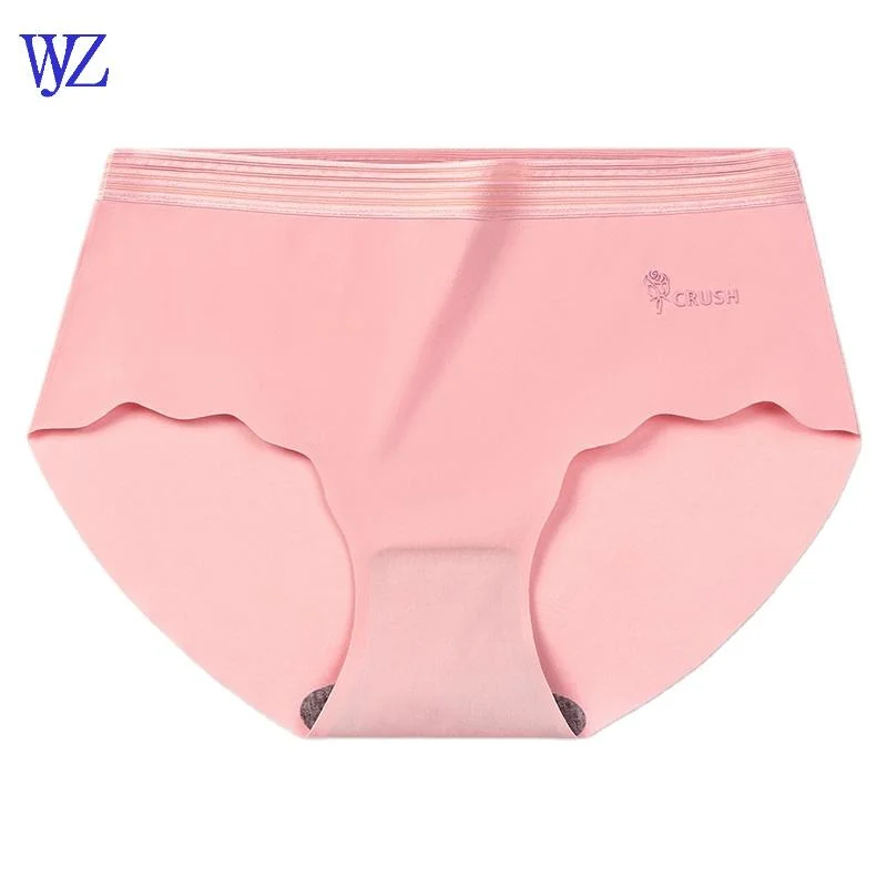 Women Panty Ladies Briefs Ice Silk Lace Panties Nylon Seamless Transparent Sexy Underwear Lingerie