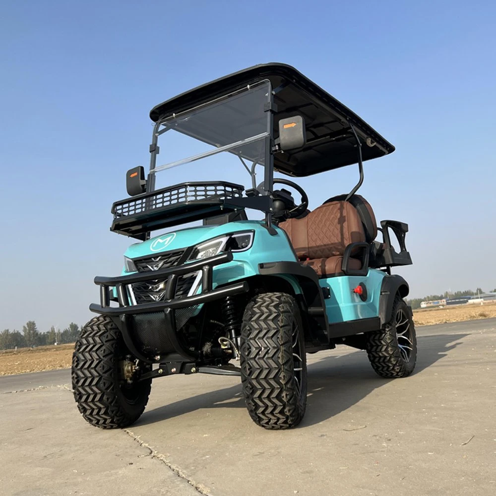 Chinese Factory 4 Seater 4 Wheel off Road Lifted Hunting Sport ATV UTV Buggies Golf Electric Sightseeing Bus Electric Golf Buggy Car