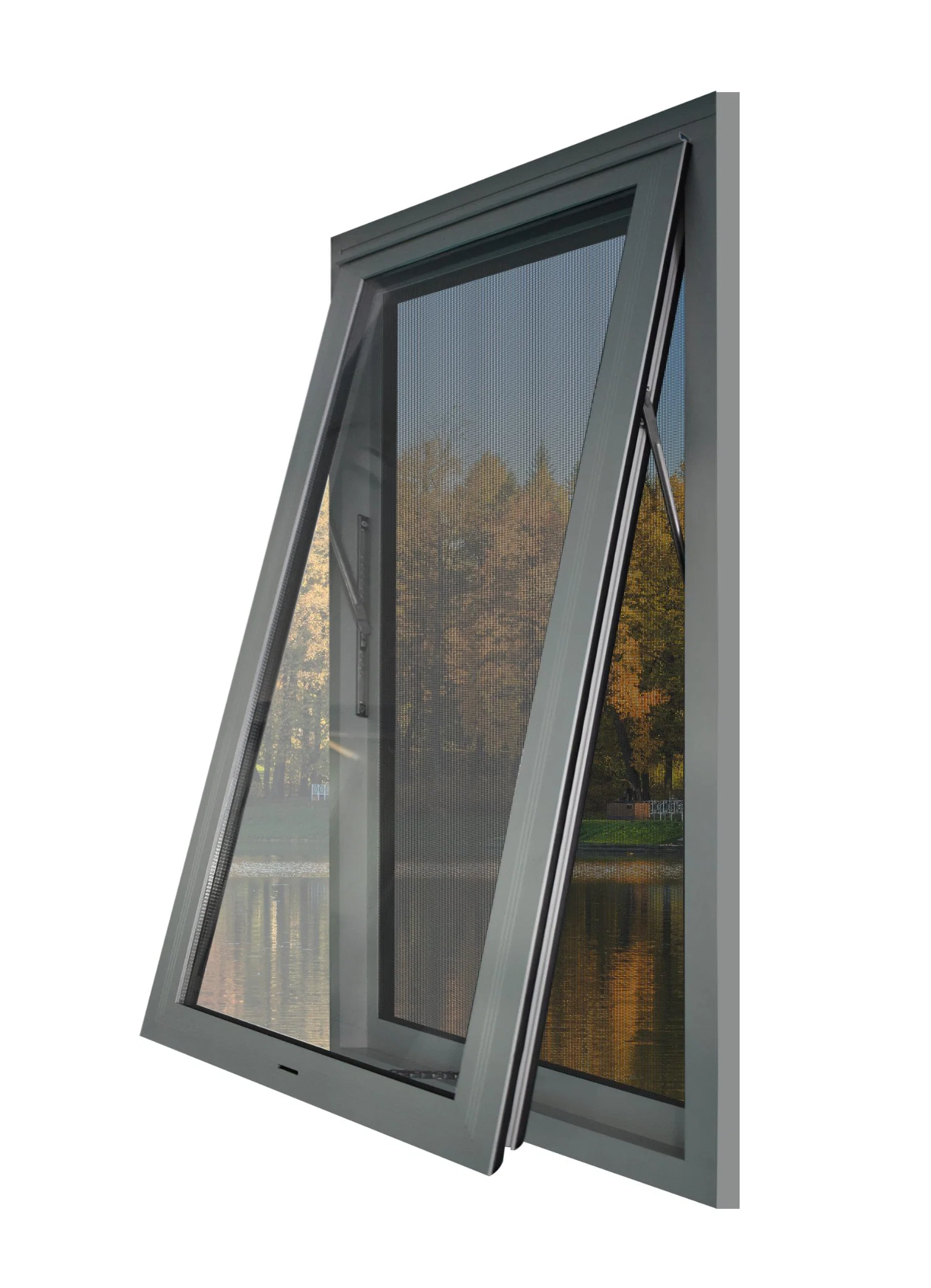 Tinted Glass Hurricane Impact Windows Wholesale/Supplier UPVC Aluminum Window