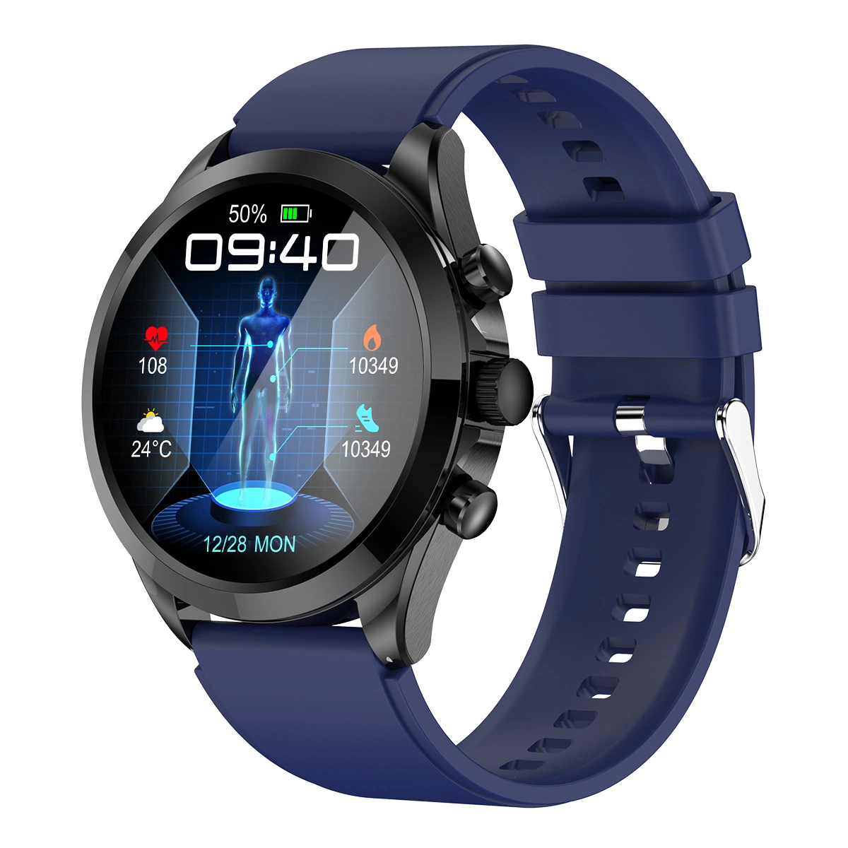 2023 Nouvelle montre Smart Watch Health Monitoring Smart Watch ECG Body Température pression artérielle oxygène du sang surveillance du sommeil SmartWatch