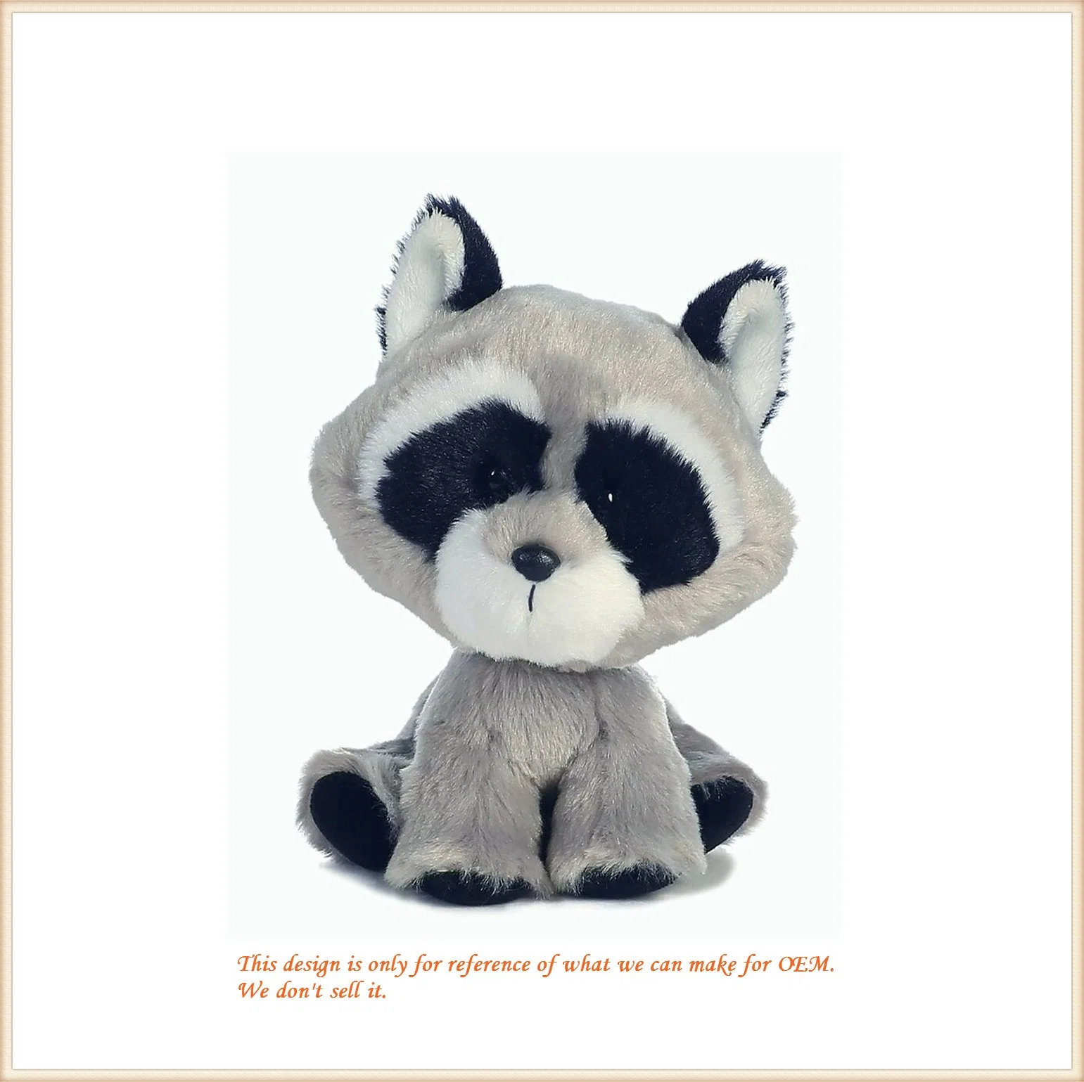 Lovely Grey Raccoon Toy/ Plush Toy/ Soft Toy/ Customized/ Wholesale/Supplier/ OEM/ODM