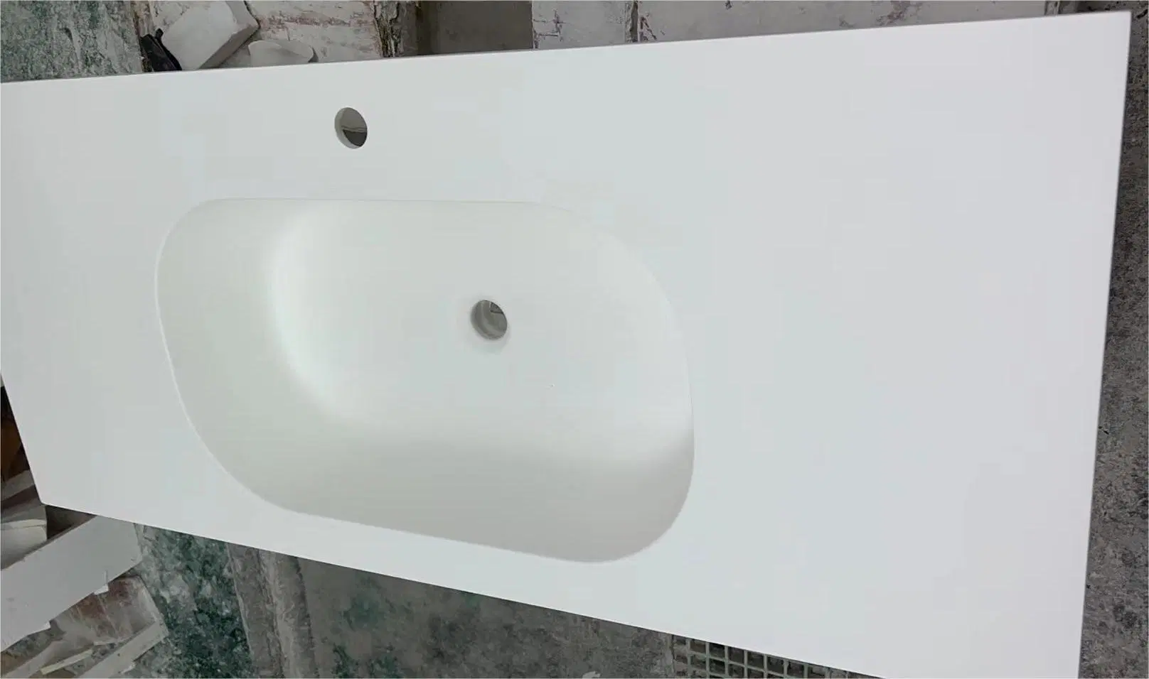 Bathroom Solid Surface Countertop Wash Sink Washbasin