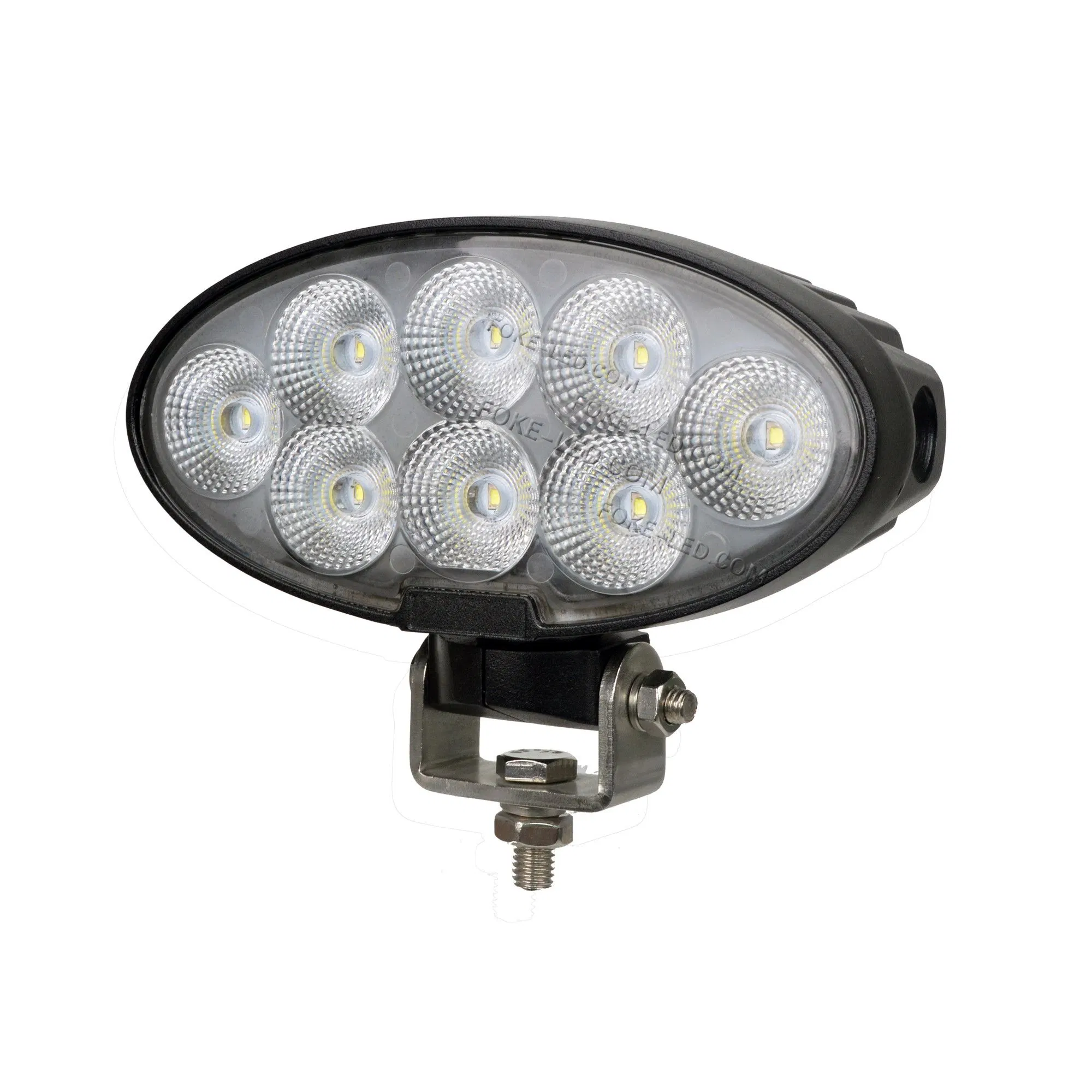 Original Factory 12V/24V 7 Inch 80W Oval CREE LED Industrial Car Work Light for Tractor/Truck/Auto