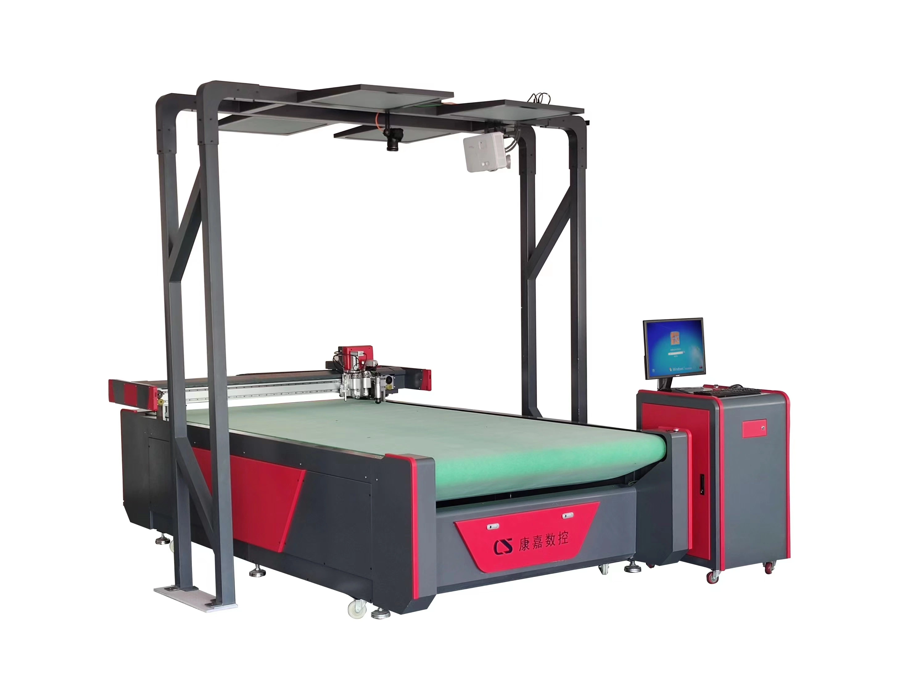 Automático de calidad superior Digital CNC Máquina de cuchilla de corte de prendas de vestir oscilante