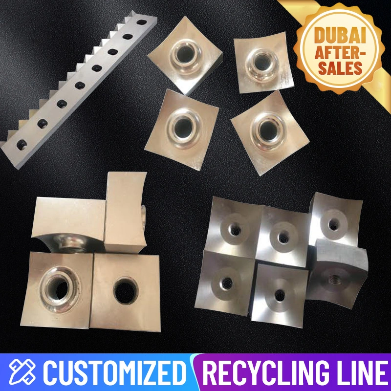 Double Plastic Shredder Blades/Scrap Car Shredder Blade Crusher Knives and Rubber Machine Parts for Waste Recycling