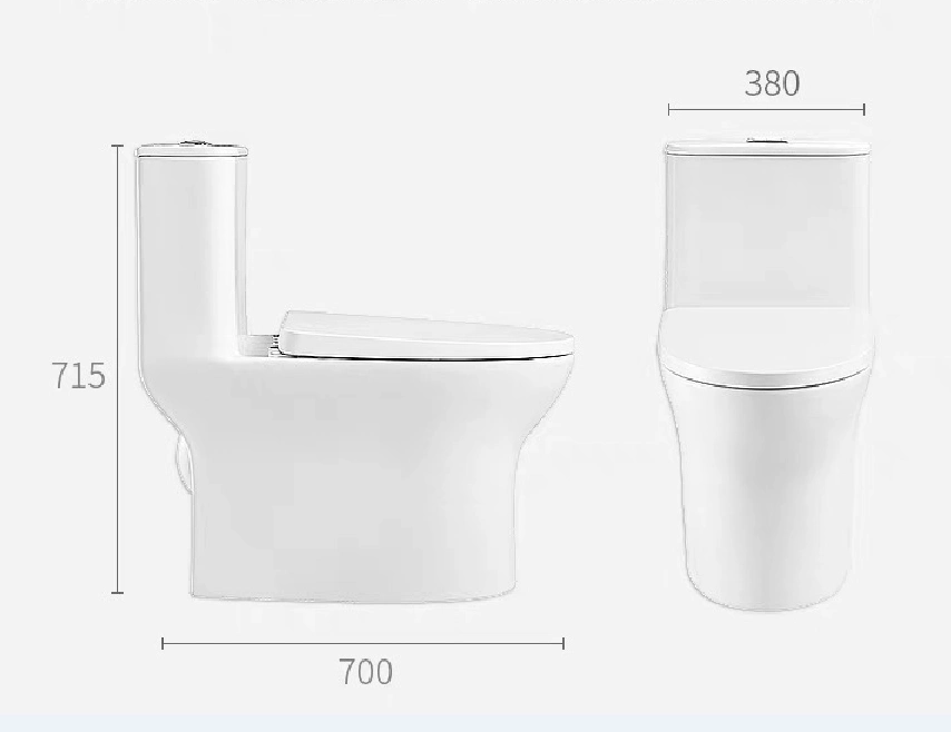 Sanitary Ware Bathroom Ceramic Wc One Piece Toilet Bowl From Chaozhou